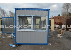 Блок-контейнер 4м, проходная, г.Ставрополь в Песчанокопском