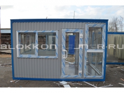 Блок-контейнер 4м, проходная, г.Ставрополь в Песчанокопском